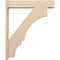 Ekena Millwork 7 1/2-in W x 38-in D x 46-in H Balboa Block Rough Cedar Woodgrain TimberThane Outlooker, Primed Tan OUTUR075X38X46BOA44RCPR - alternate 5
